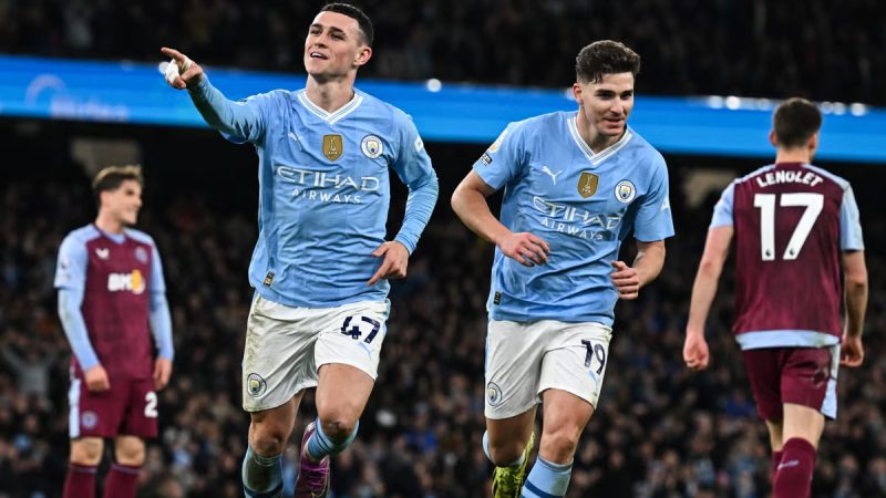 ترکیب منچستر سیتی و استون ویلا اعلام شد