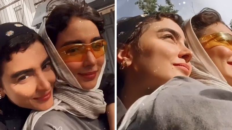 فیلم موتورسواری سونیا و سنا حسینی؛ بازیگران نقش سارا و نیکا در «پایتخت» 