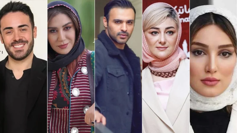 نگاهی به تیپ و استایل شیک هنرمندان در اکران سریال ناریا 