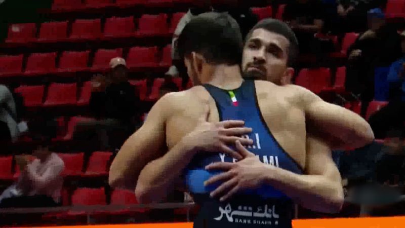 فینال کشتی ایرانی ها را یونس امامی برنده شد 