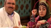 تیپ ساحلی ندا قاسمی بازیگر نون خ در بوشهر با دامن و شومیز بهاری 
