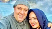 تهران گردی نرگس محمدی به همراه علی اوجی و خواهرش