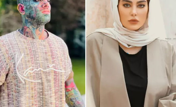 عکس لحظه دردآور و زننده تتو زدن سحر قریشی به دست تتلو 
