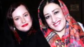 قاب قدیمی از جوانی فاطمه هاشمی و نعیمه نظام دوست