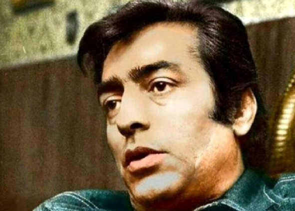 تونل زمان؛ محمدعلی فردین و سهیلا بکیاسا در پشت‌صحنه‌ی فیلم «خوشگل‌ خوشگلا»؛ سال ۱۳۴۴ 