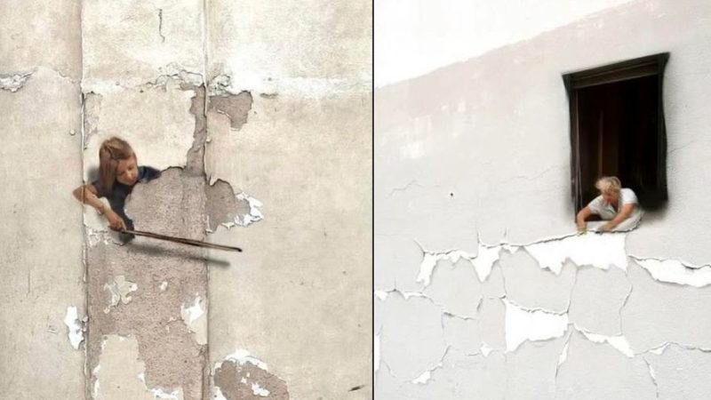 هنر خیابانی؛ شاهکارهای خلاقانۀ دختر ایرانی روی دیوارهای میلان ایتالیا 