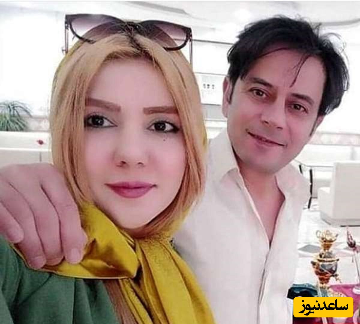 رحیم نوروزی موسی سریال وارش در کنار همسرش