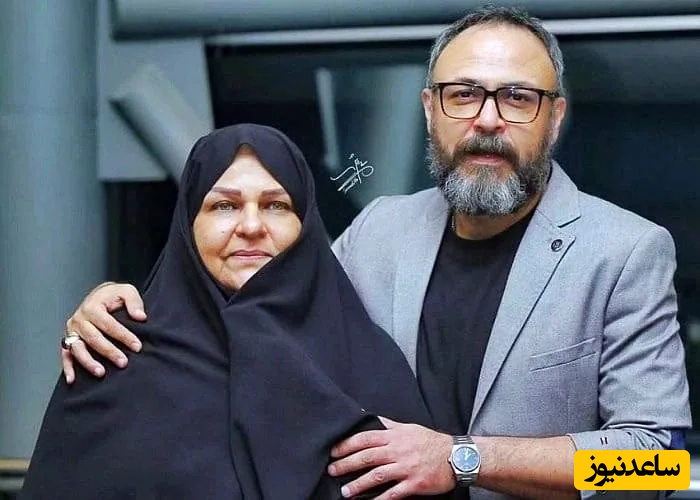 علیرضا کمالی یارمحمد سریال وارش در کنار مادرش