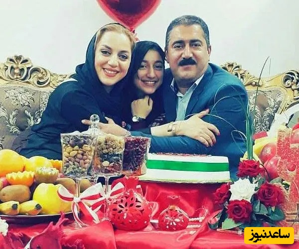 نسرین بابایی میانسالی وارش در کنار همسرش