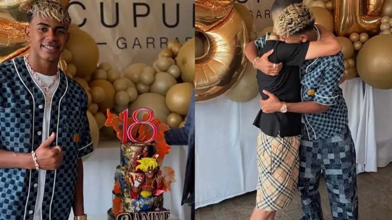 جشن باشکوه ۱۸ سالگی لامین یامال؛ ستاره جوان بارسا در کانون توجه