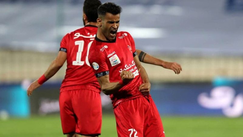 گل های عیسی آل کثیر با پیراهن پرسپولیس به استقلال