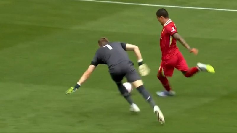 گل دوم لیورپول به پرستون (داروین نونیز)