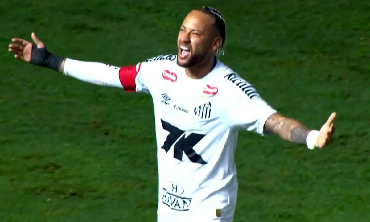 برد سانتوس مقابل فلامینگو با تک گل نیمار - تصویر شاخص