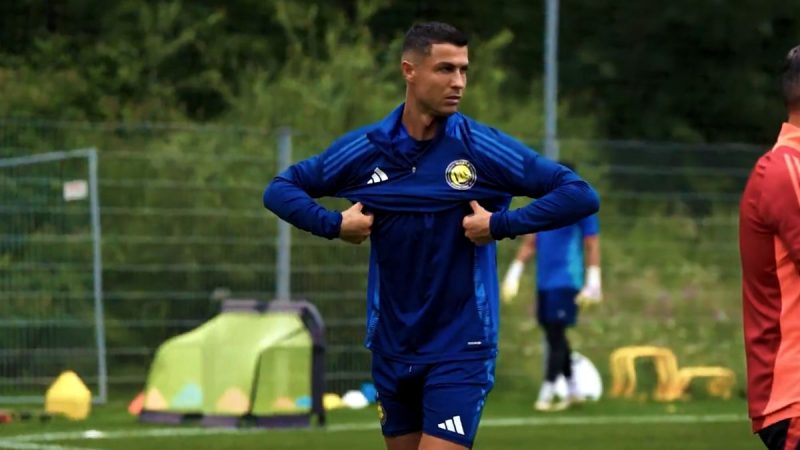 اولین تمرین کریس رونالدو و ستارگان خارجی النصر