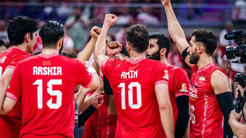والیبال ایران افزایش امتیاز گرفت