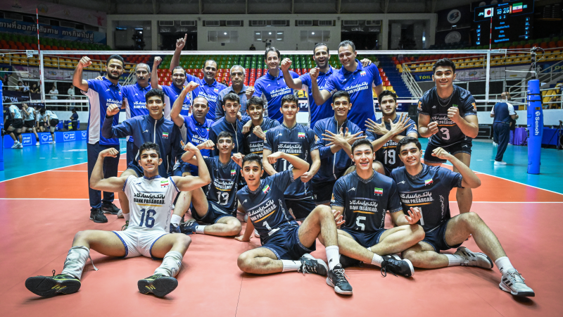 صعود والیبال جوانان ایران به فینال آسیا