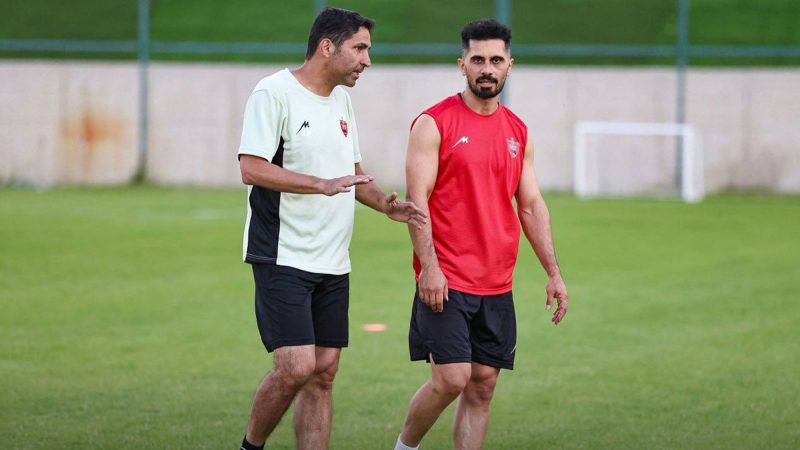 تمرینات پرفشار هاشمیان در اردوی پرسپولیس