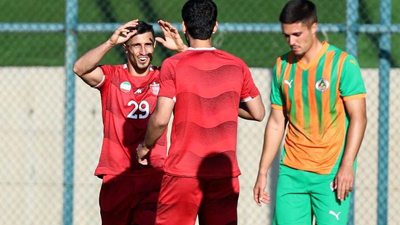 گل‌های علیپور و‌ بیفوما در دیدار تدارکاتی پرسپولیس مقابل آلانیا