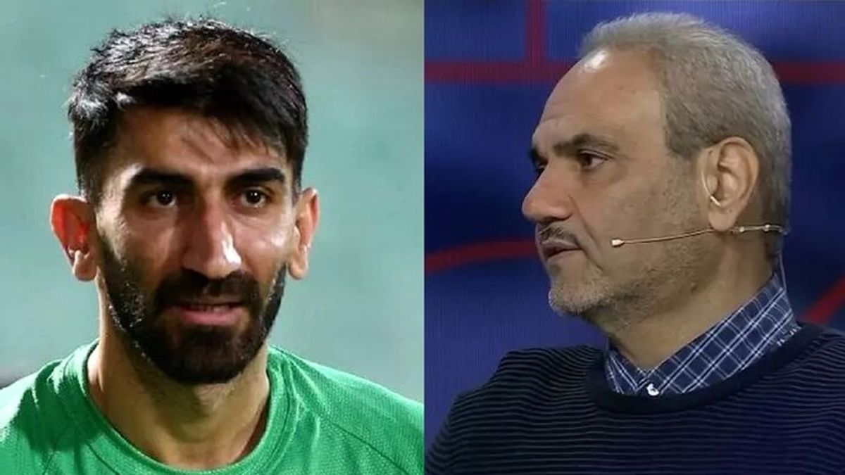 گلایه علیرضا بیرانوند از صحبت‌های خیابانی در برنامه زنده - تصویر شاخص