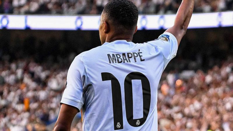 امباپه، شماره ۱۰ جدید رئال مادرید