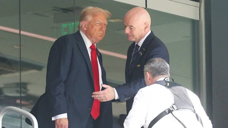 حضور دونالد ترامپ با هلی‌کوپتر در فینال جام جهانی باشگاه‌ها!