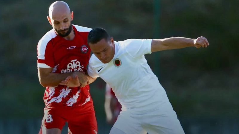 پیروزی تراکتور در دیدار دوستانه با حضور مهرداد محمدی!