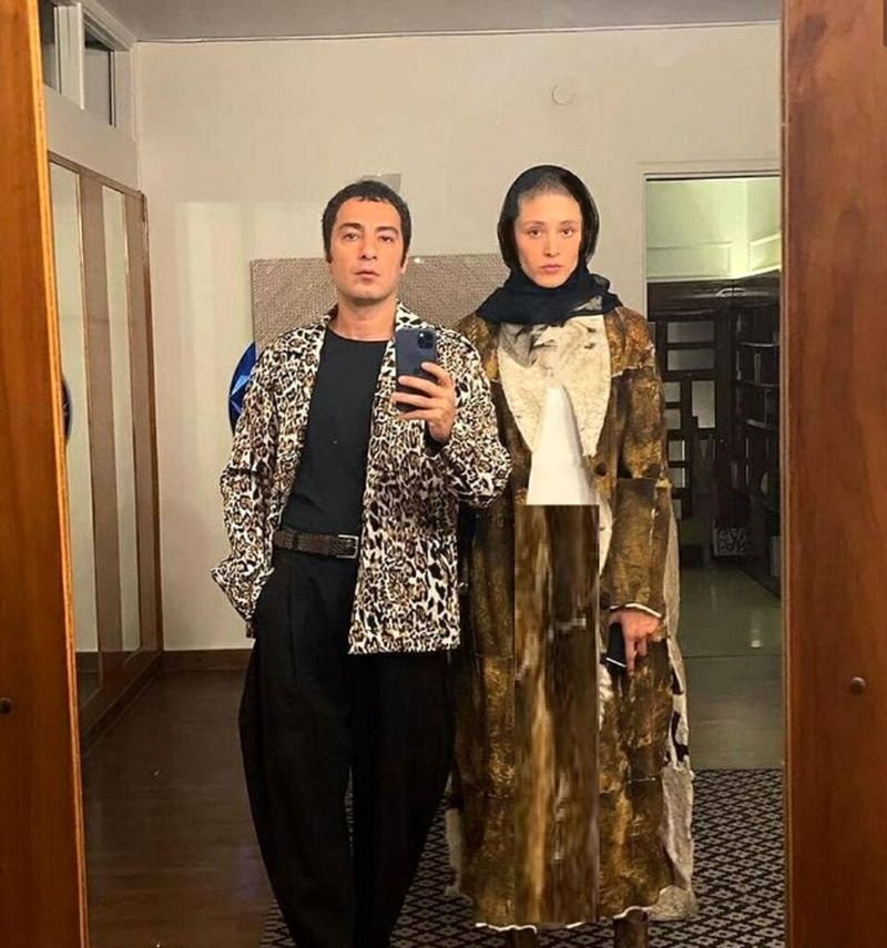 عکس/ تصویری جنجالی از کارگردانی فرشته حسینی همسر نوید محمدزاده در خارج از کشور