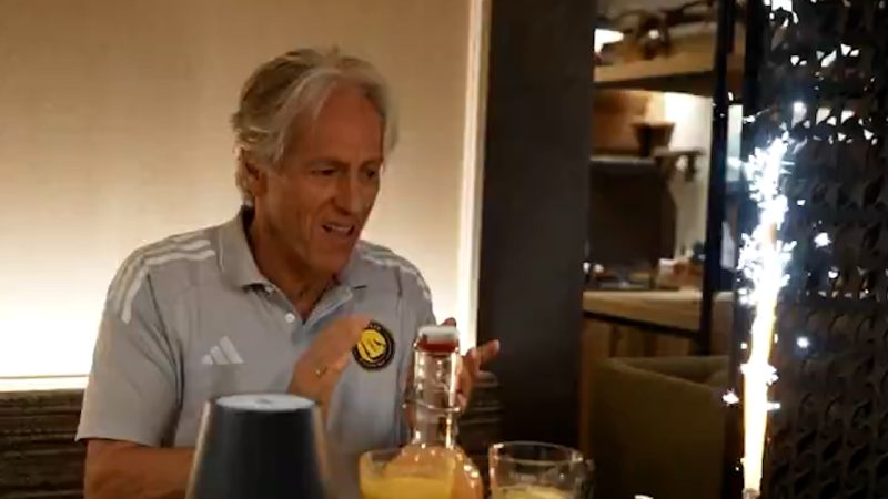 سورپرایز تولد ۷۱ سالگی ژسوس، سرمربی پرتغالی النصر