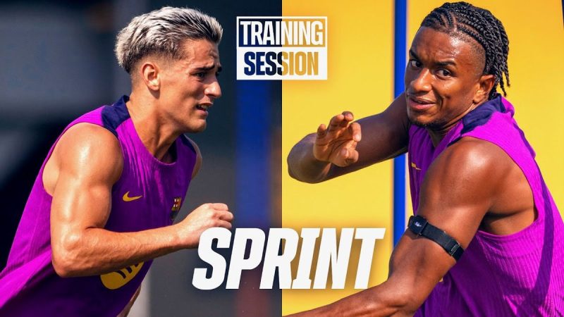 تمرینات آماده سازی بارسلونا پیش از آغاز لالیگا