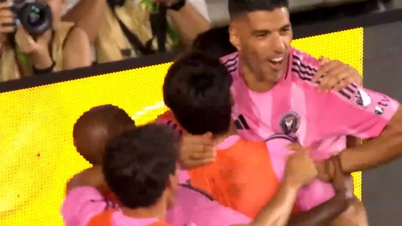 گل دوم اینتر میامی به پوماس لوئیز سوارز