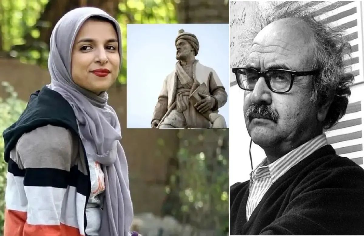 عکس/ استاد شفیعی کدکنی زینب موسوی بلاگر مشهور را شست و پهن کرد