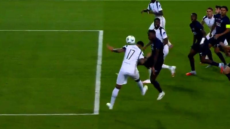 گل دوم تاتنهام به پاری سن ژرمن (کریستین رومرو)