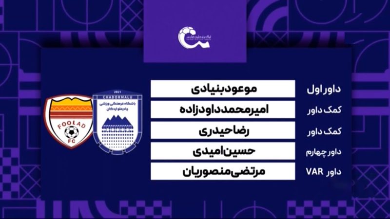 چادرملو – فولاد (کارشناسی داوری) 