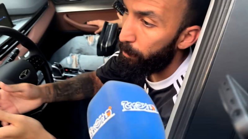 روزبه چشمی با خبرنگاران مصاحبه نکرد