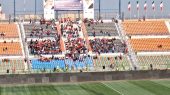 حال و هوای ورزشگاه شهرقدس پیش از شروع بازی پرسپولیس و فجرسپاسی 