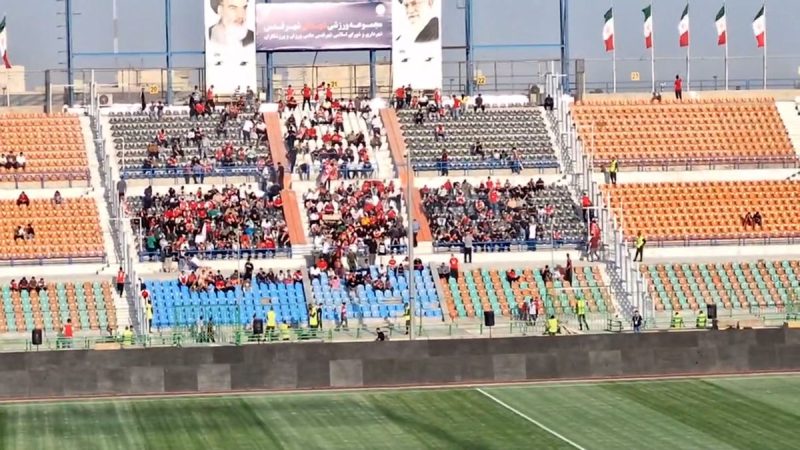 حال و هوای ورزشگاه شهرقدس پیش از شروع بازی پرسپولیس و فجرسپاسی