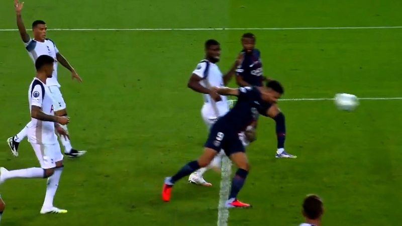 گل دوم پاری سن ژرمن به تاتنهام (گونچالو راموس)