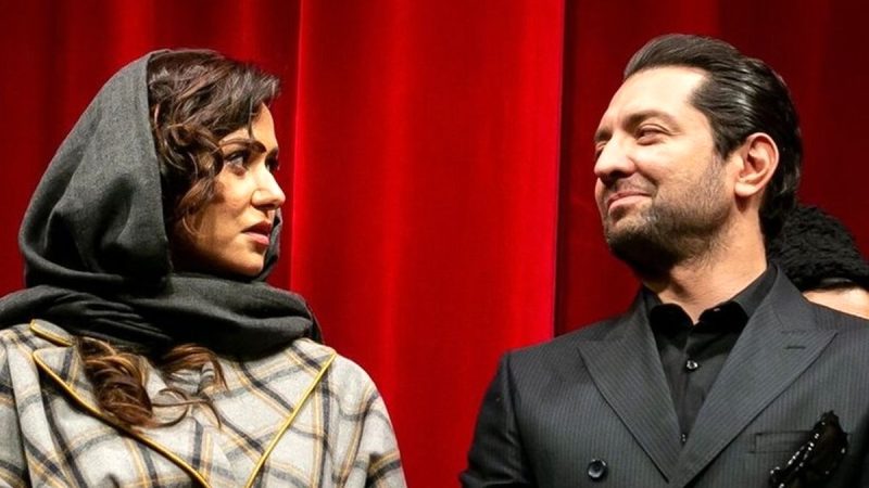 فیلم| بهرام رادان عشقش به پریناز ایزدیار را اینگونه نشان داد