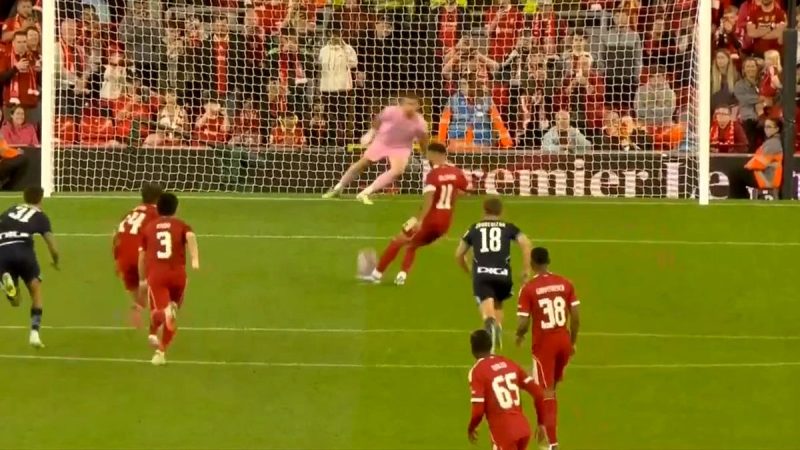 پنالتی از دست رفته برابر اتلتیک بیلبائو (محمد صلاح)