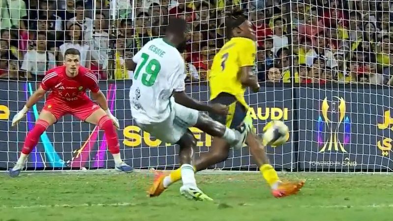 گل اول الاهلی به النصر (فرانک کسیه)