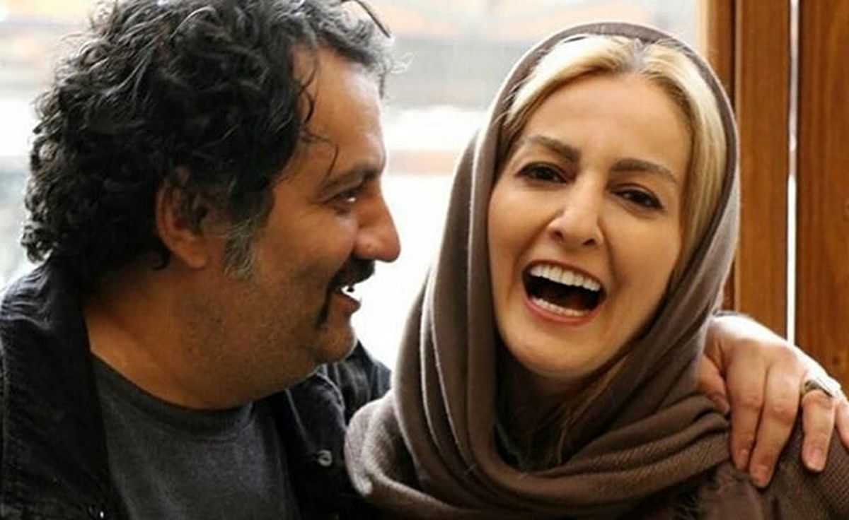 تصویری خاص و زیر خاکی از مهراب قاسم‌خانی و شقایق دهقان در پشت‌صحنه یک سریال