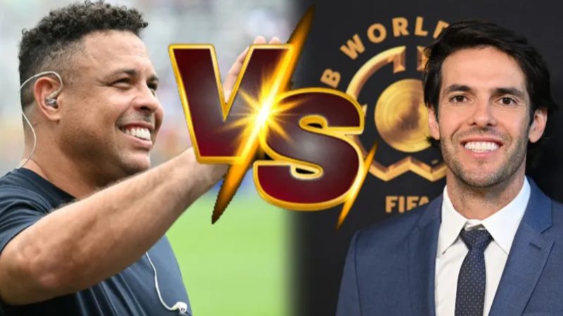 رونالدو و کاکا روی صحنه بازی‌های الکترونیکی