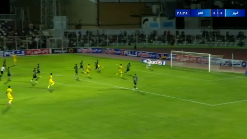 گل اول فجر سپاسی به خیبر خرم آباد (فرشید اسماعیلی) 