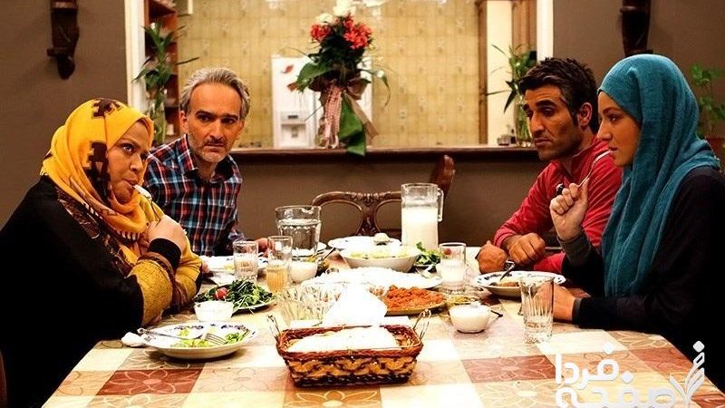 دورهمی بیژن بنفشه‌خواه و پژمان جمشیدی در یک مراسم خاص 