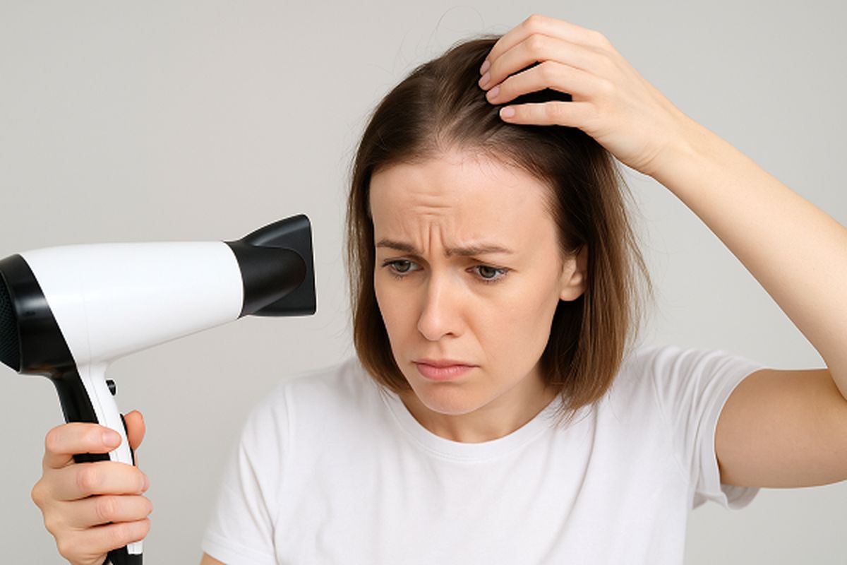 سشوار باعث کچلی می‌شود؟