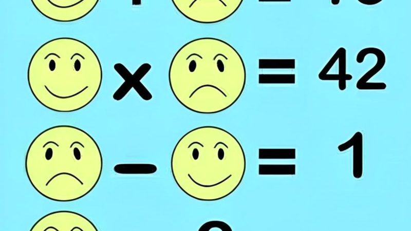تست ریاضی را باهوش ها حل کنند/ ایموجی غمگین را پیدا کنید؟