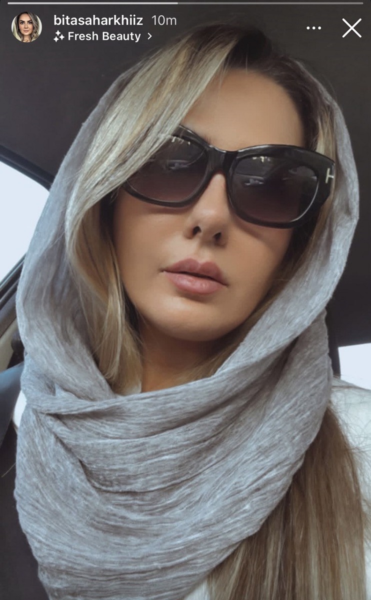 سلفی بیتا سحرخیز بازیگر بادار 1