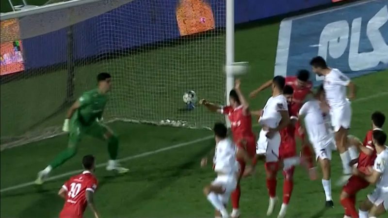 گل اول فولاد به پرسپولیس (محمدرضا سلیمانی) 