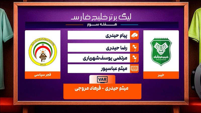 خیبر – فجرسپاسی (کارشناسی داوری) 