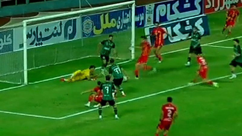 گل اول فولاد به خیبر (گوستاوو بلانکو) 